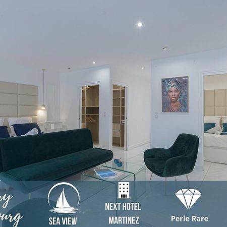 Luxury Maubourg - Vue Mer - Croisette 50M Plage - Clim - Terrasse Cannes Exterior foto