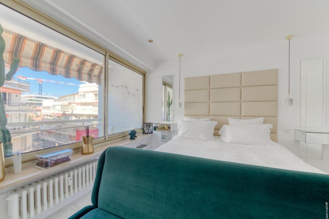 Luxury Maubourg - Vue Mer - Croisette 50M Plage - Clim - Terrasse Cannes Exterior foto